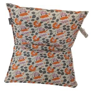 The American Girl Doll Lounge Chair Mattress Floral Pattern Orange Green
